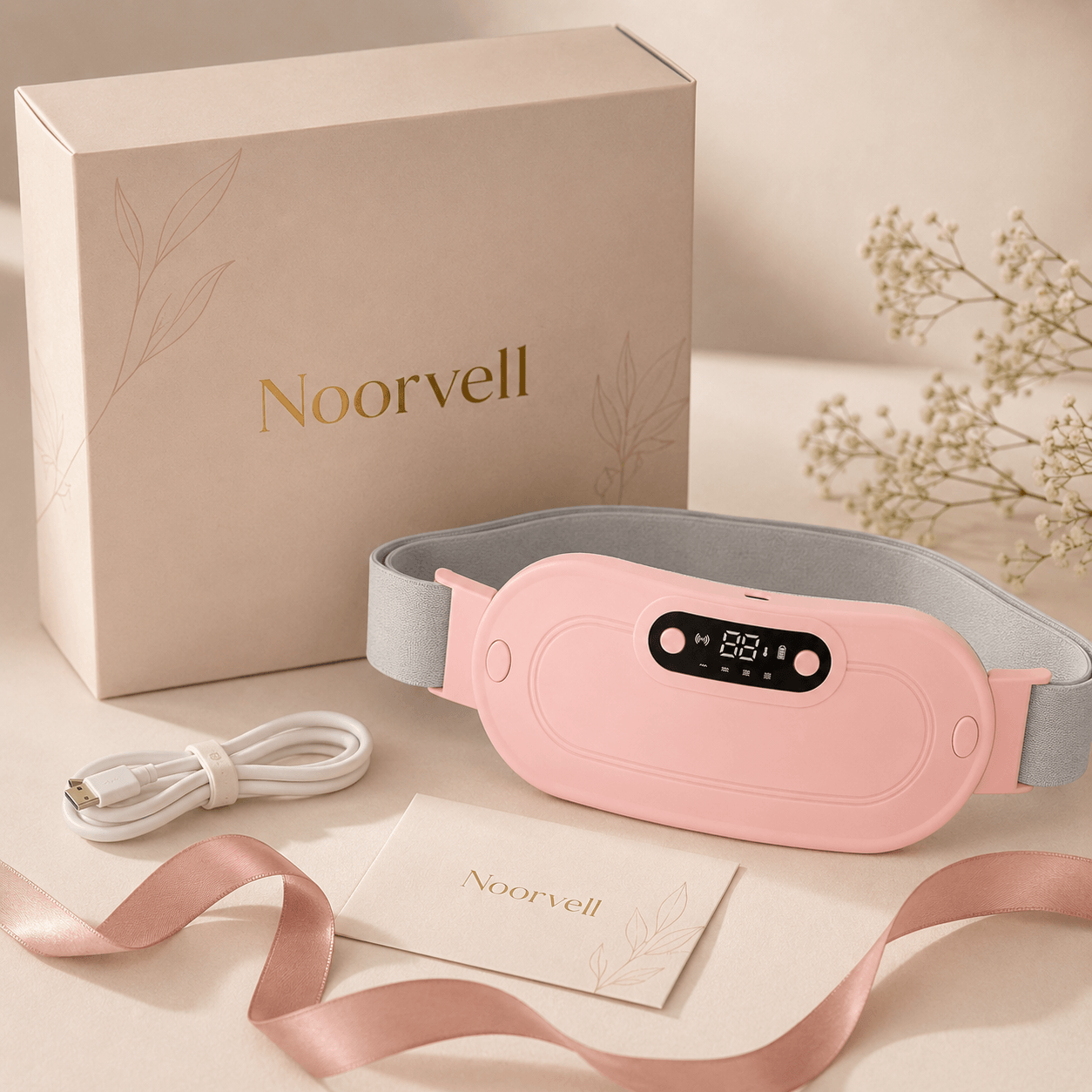 Ember by Noorvell - Cordless Heating Belt for Period Cramps